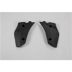 UFO HUSKY LOWER RADIATOR SHROUDS CR/WR 06-13 BLK