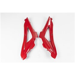 UFO HUSQVARNA UPPER RADIATOR SHROUDS TC/TE 250/450/510 08-10 RED