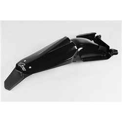 /UFO HUSQVARNA REAR FENDER WITH T/LIGHT TC/TE250/310 08-13/450/510 08-10 BLK