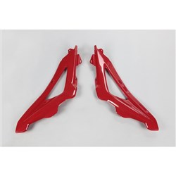 UFO HUSQVARNA UPPER RADIATOR SHROUDS CR/WR 2009/TC250 09-13 RED