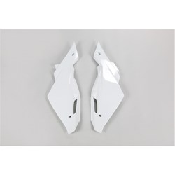 UFO HUSQVARNA SIDE PANELS CR/WR125 09-13 WHT #