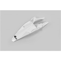 /UFO HUSQVARNA REAR FENDER TC449/TE449-511 11-13 WHT