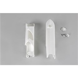 /UFO HUSQVARNA FORK SLIDER PROTECTORS TC/FC 14 TE/FE 14-15 WHT