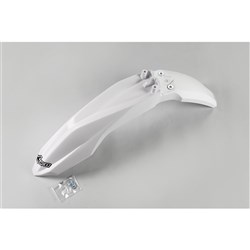 /UFO HUSQVARNA FRONT FENDER TC85 14-17 (WHT)
