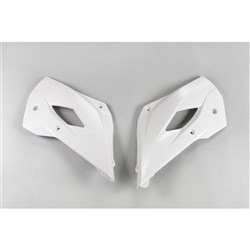 UFO HUSQVARNA RADIATOR SHROUDS TC85 14-17 WHT