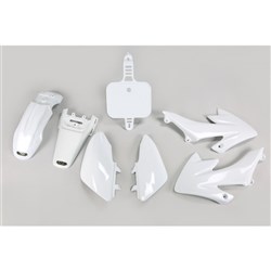 UFO HONDA COMPLETE KIT CRF50 04-25 WHT