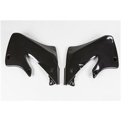 UFO HONDA RADIATOR SHROUDS CR125 98-99/250 97-99 BLK