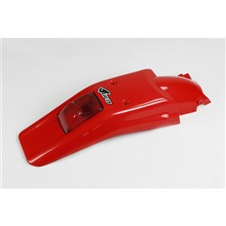 UFO HONDA REAR FENDER W/TAIL LIGHT XR250/400 96-25 (RED 00-06 XR)