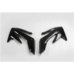 /UFO HONDA RADIATOR SHROUDS CRF250R 04-09/X 04-16 BLK