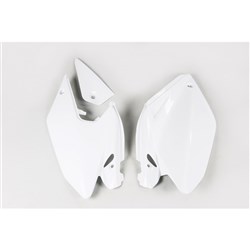 UFO HONDA SIDE PANELSS CRF250 X 04-16 WHT