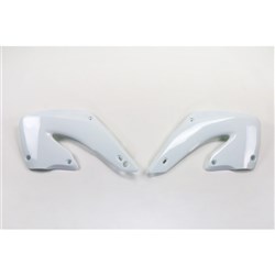 UFO HONDA RADIATOR SHROUDS CR125/250 00-01 WHT