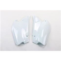 /UFO HONDA SIDE PANELS CR125/250 00-01 WHT