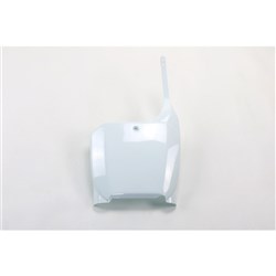 UFO HONDA FRONT NO. PLATE CR125/250 00-03 WHT