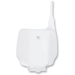 /UFO KAWASAKI FRONT NO. PLATE KX80/85/100 98-13 WHT