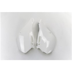 UFO KAWASAKI SIDE PANELS KX125/250 99-02 WHT