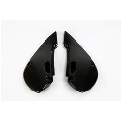 /UFO KAWASAKI SIDE PANELS KX65 01-26 KLX 110 01-09 BLK