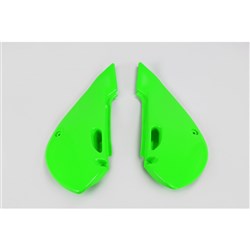 UFO KAWASAKI SIDE PANELS KX65 01-26 KLX 110 01-09 GRN