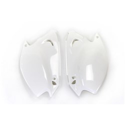 UFO KAWASAKI SIDE PANELS KX125/250 03-20 WHT