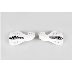 UFO HANDGUARDS KAWASAK KX125/250 00-08 WHT # [ONC01]
