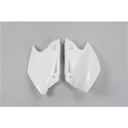 UFO KAWASAKI SIDE PANELS KX250F  06-08 WHT