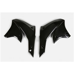 /UFO KAWASAKI RADIATOR SHROUDS KLX450R 07-26 BLK