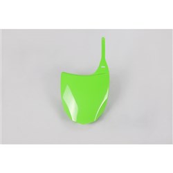 /UFO KAWASAKI FRONT NO. PLATE KX450F 09-12 GRN