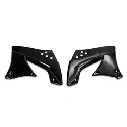 UFO KAWASAKI RADIATOR SHROUDS KX450F 09 BLK # [ONC01]