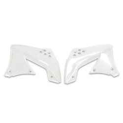 UFO KAWASAKI RADIATOR SHROUDS KX450F 09 (WHT 041/047) # [ONC01]