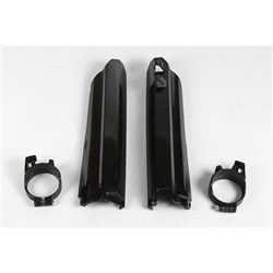UFO YAMAHA FORK SLIDER PROTECTORS YZ125/250 96-04 BLK