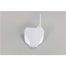 UFO YAMAHA FRONT NO. PLATE YZ125/250/426 00-05 WHT