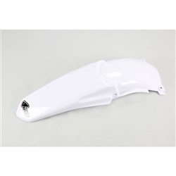 UFO YAMAHA REAR FENDER YZ125/250 02-14 WHT