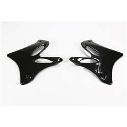 UFO YAMAHA RADIATOR SHROUDS YZ125/250 02-14 BLK