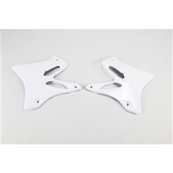 UFO YAMAHA RADIATOR SHROUDS YZ125/250 02-14 WHT #