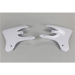 UFO YAMAHA RADIATOR SHROUD YZF250/450 03-05/WRF 05-06 WHT