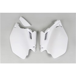 UFO YAMAHA SIDE PANELS WR250/450F 03-06 WHT