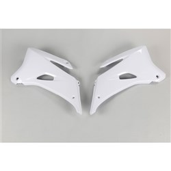 UFO YAMAHA RADIATOR SHROUDS YZF250/450 06-09 WHT