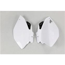 UFO YAMAHA SIDE PANELS YZF250/450 06-09 WHT