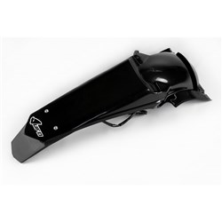 /UFO YAMAHA REAR FENDER W/LED T/LIGHT WR250F 07-14/450F 07-11 BLK