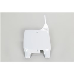 UFO SUZUKI FRONT NO. PLATE RM125/250 99-00 WHT