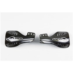 UFO HANDGUARDS SUZUK RM125/250 04-11/RMZ450 05 BLK # [ONC01]