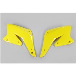 /UFO SUZUKI RADIATOR SHROUDS RMZ250 04-06 (YEL 01-18)