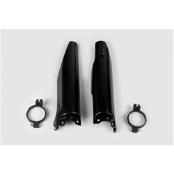 UFO SUZUKI FORK SLIDER PROTECTORS RMZ250 04-06 BLK