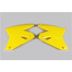 /UFO SUZUKI RADIATOR SHROUDS DRZ400 00-25 YEL