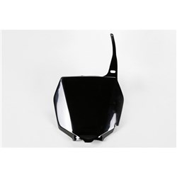/UFO SUZUKI FRONT PLATE RM125/250 01-25/RMZ450 05-07/RMZ250 07-09 (BLK)