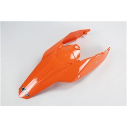 UFO KTM REAR FENDER W/SIDE PANELS EXC 08-11 (ORG 98-18)