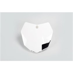 UFO KTM FRONT NO. PLATE SNR 13-15 SX/SXF SX250-16 WHT