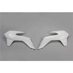 /UFO KTM RADIATOR SHROUDS 13-15 SX/SXF SX250-16 SNR WHT