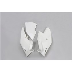 UFO KTM SIDE PANELS SX/SXF 16-18 EXC/EXCF 17-18 NO SX250-16 WHT