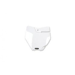 UFO KTM FRONT NO. PLATE SX/SXF 16-18 NO SX250-16 WHT