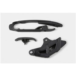 /UFO KTM SWINGARM SLIDER/CHAIN GUIDE KIT SX/SXF 16-18 BLK NO SX250-16